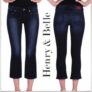 Henry & Belle The Fiona Crop Capri Jeans Pants 31